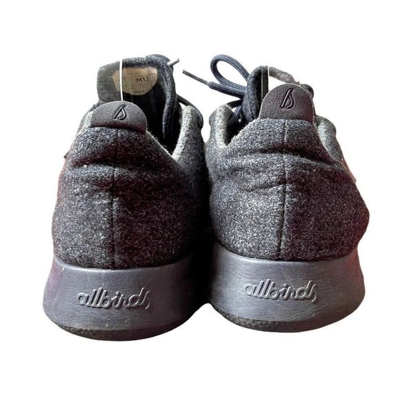 Men's ALLBIRDS Wool Runners Size 12 Natural Black - Picture 2 of 9